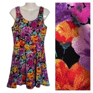 Colorful Floral Skater Dress!!!!